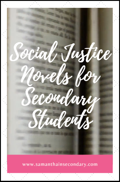 Social Justice Novels for Secondary Students