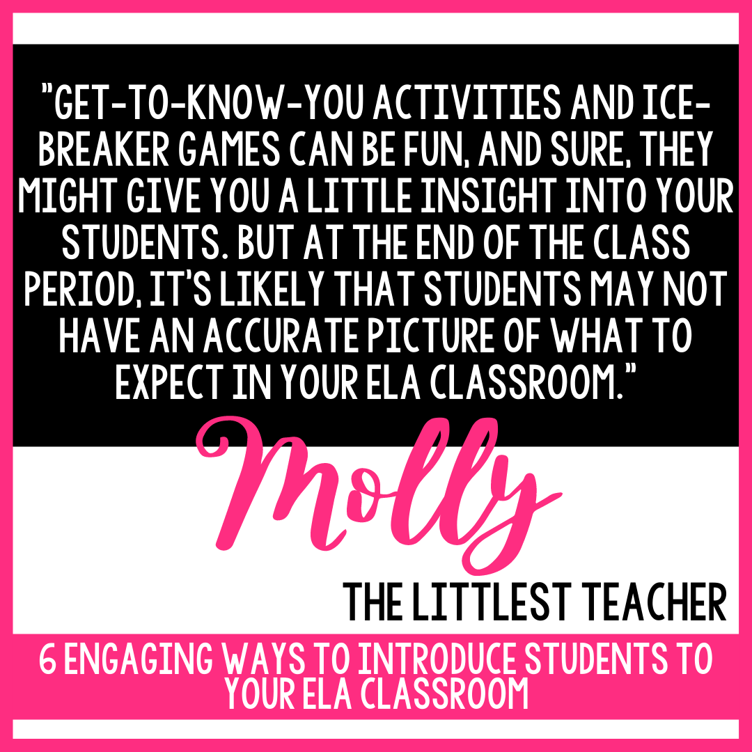 Molly from The Littlest Teacher starts with a mini lesson.