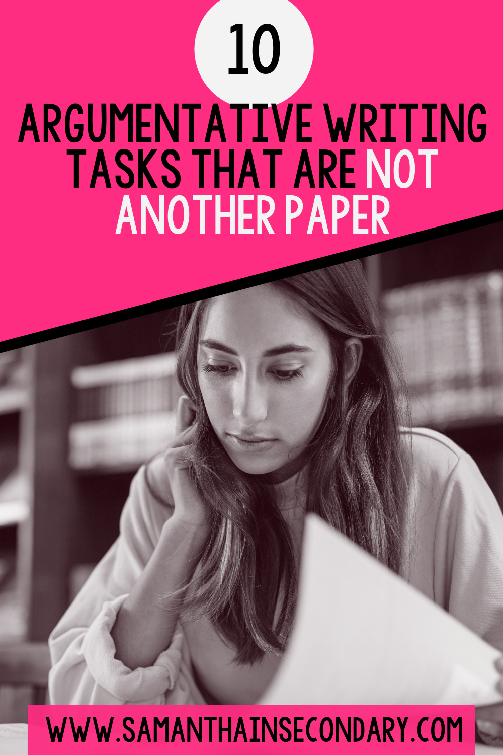 10 argumentative writing tasks that are not another paper pin image