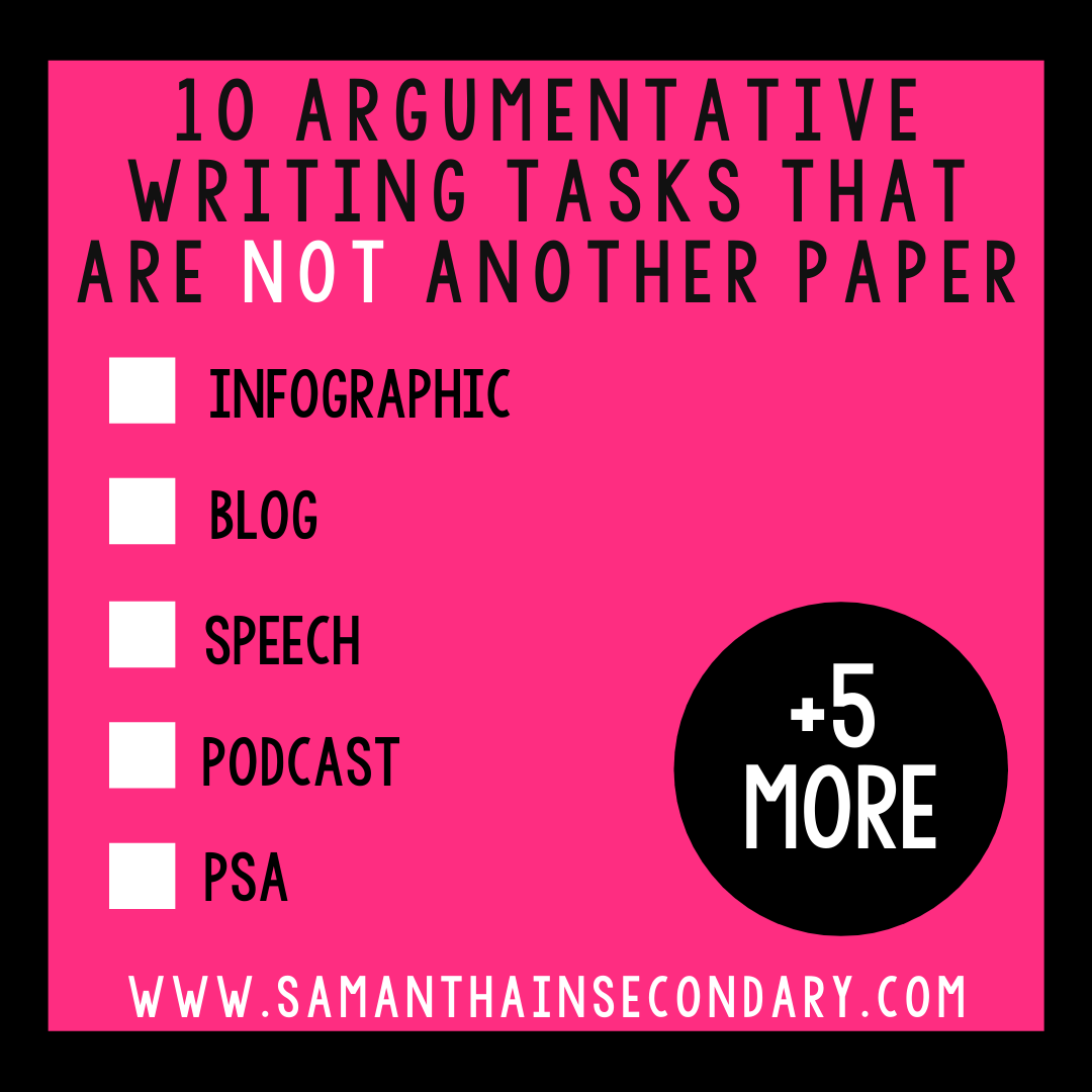 argumentative writing assignments