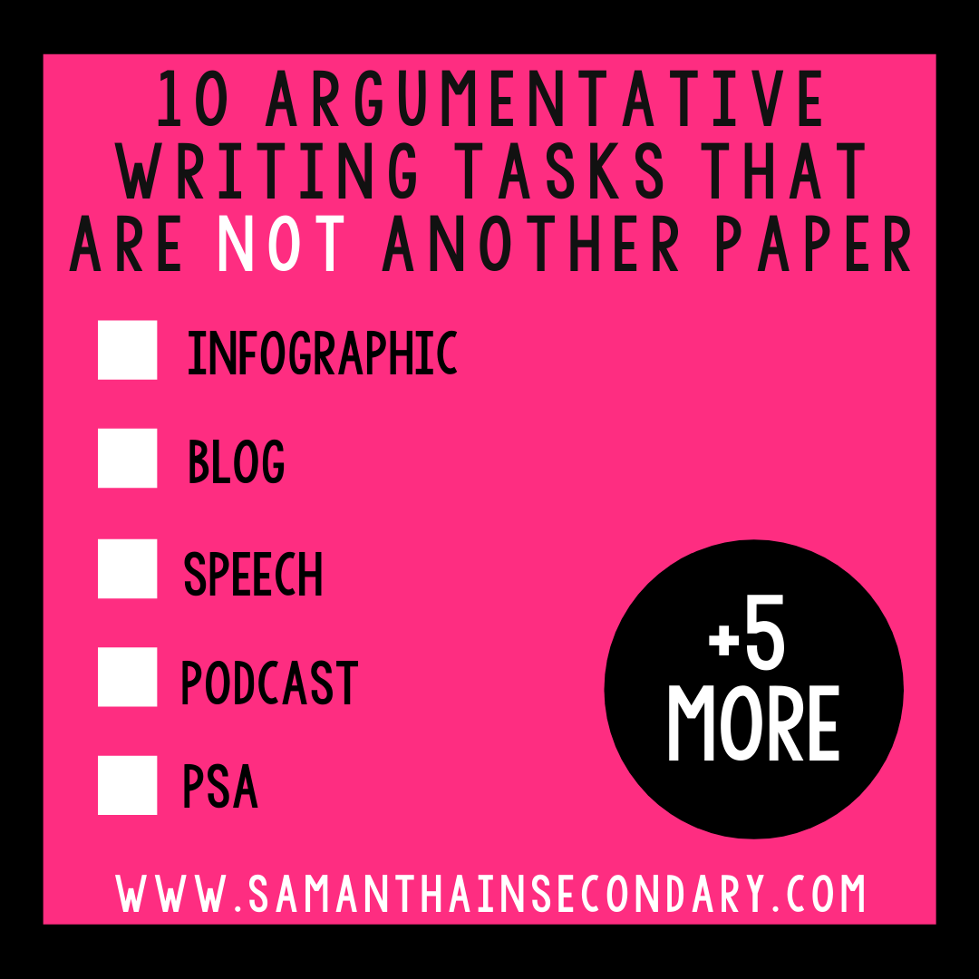 argumentative essay classroom activities