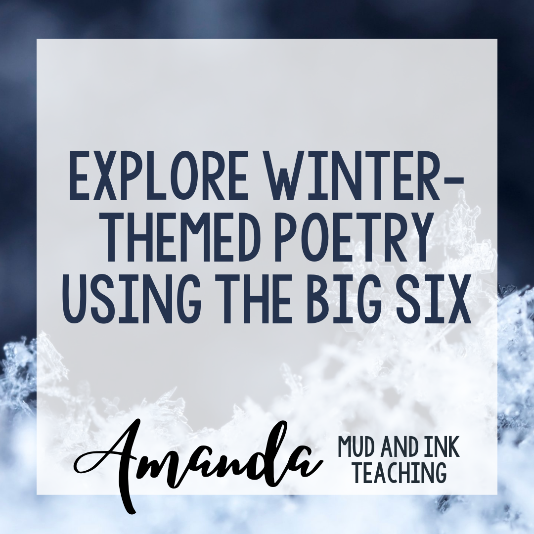 Explore winter-themed poetry using the big six square image