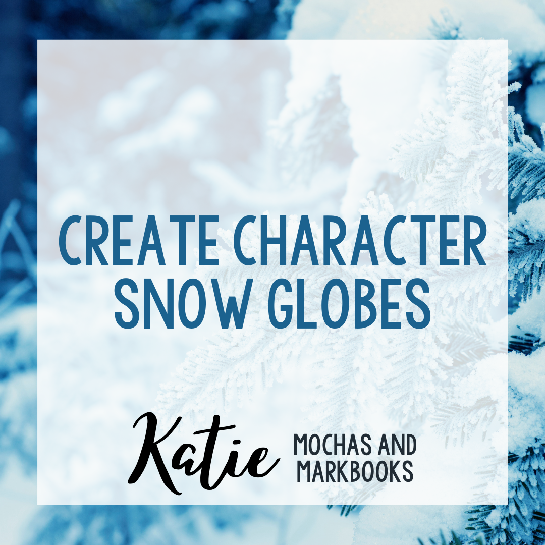 Create character snow globes square image