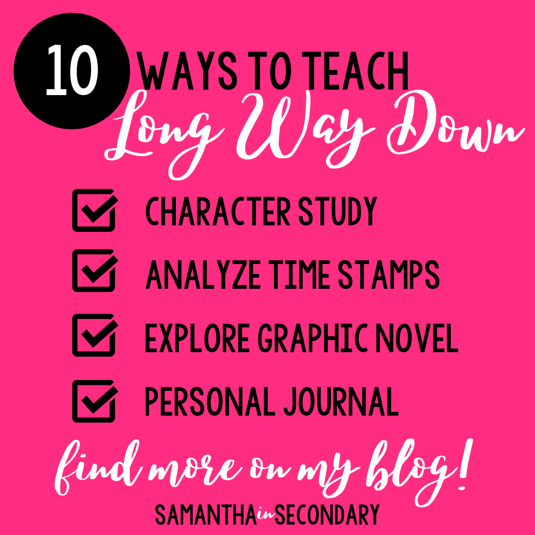 10 ways to teach Long Way Down by Jason Reynolds