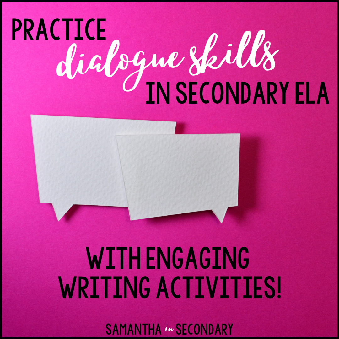 dialogue exercises for creative writing