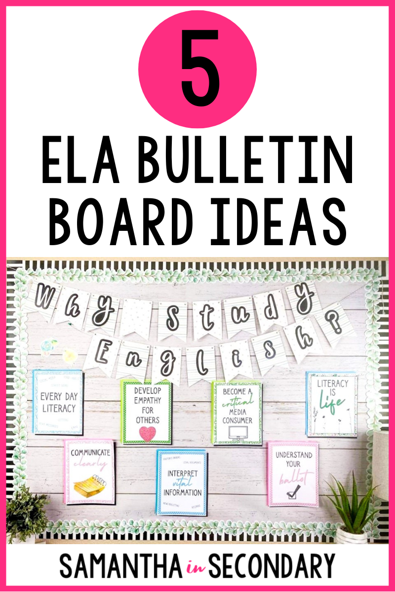 5 ELA Bulletin Board Ideas for Your Classroom