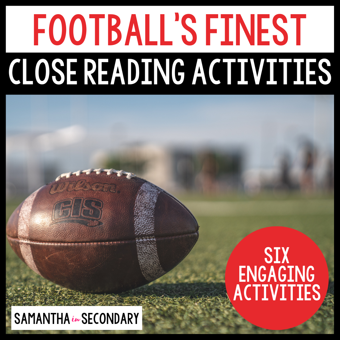 football-reading-activities